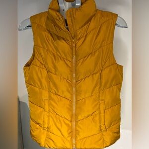 Aeropostale Yellow Puffer Vest